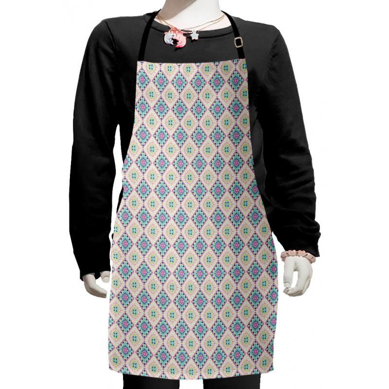 Ikat Inspired Boho Art Kids Apron