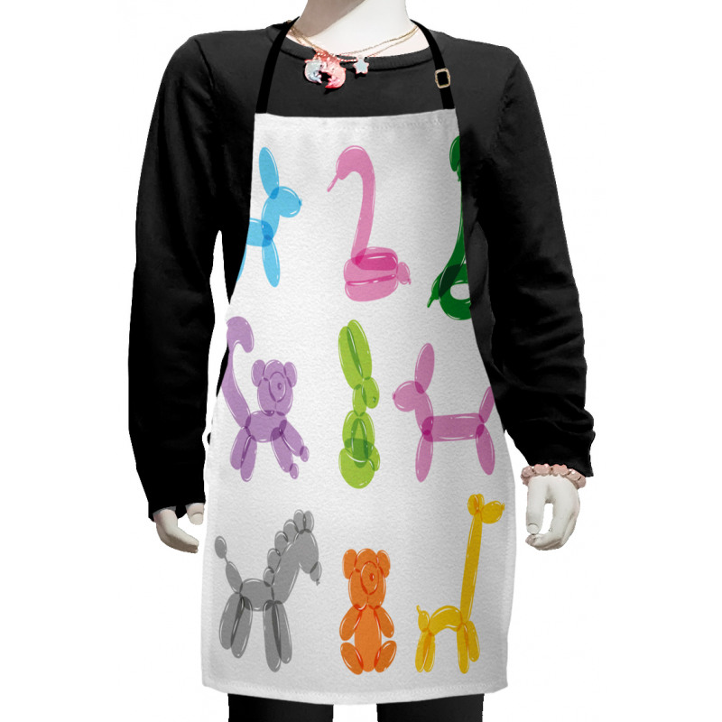 Animals from Balloons Funny Kids Apron