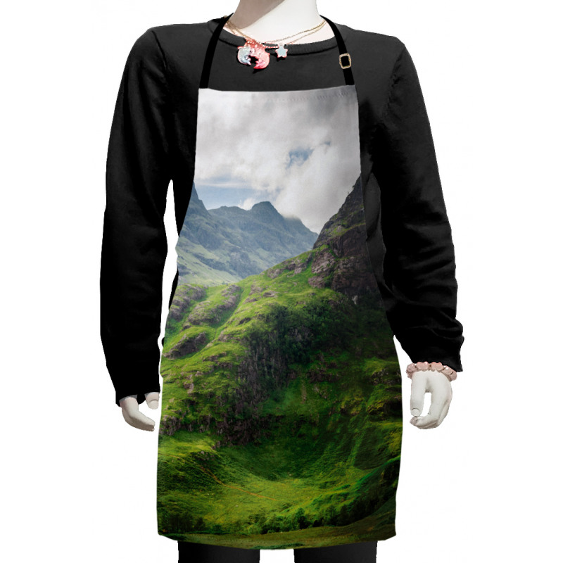 Highland Outdoor Scene Kids Apron