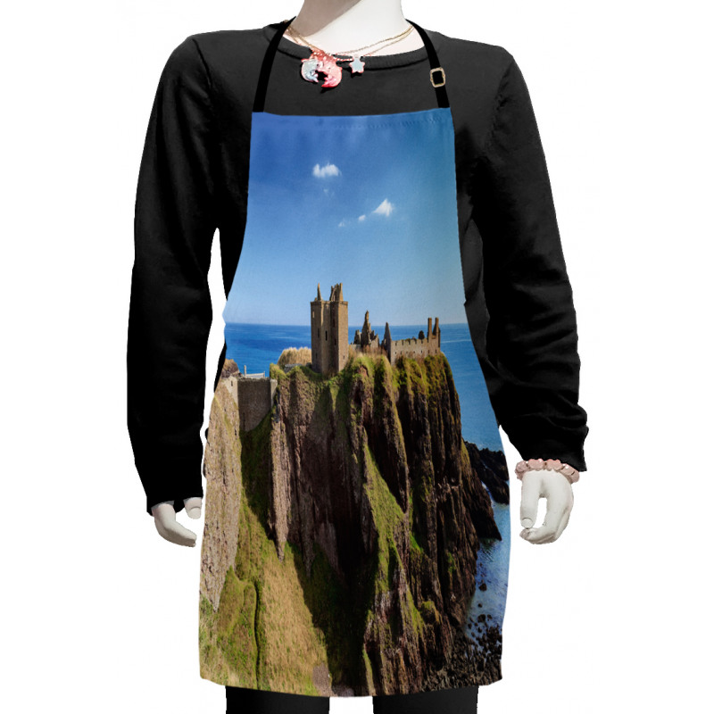 Dunnottar Castle Blue Sky Kids Apron