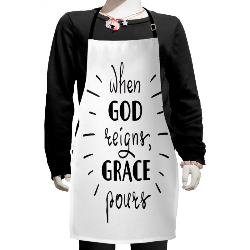 Believer Lettering Kids Apron