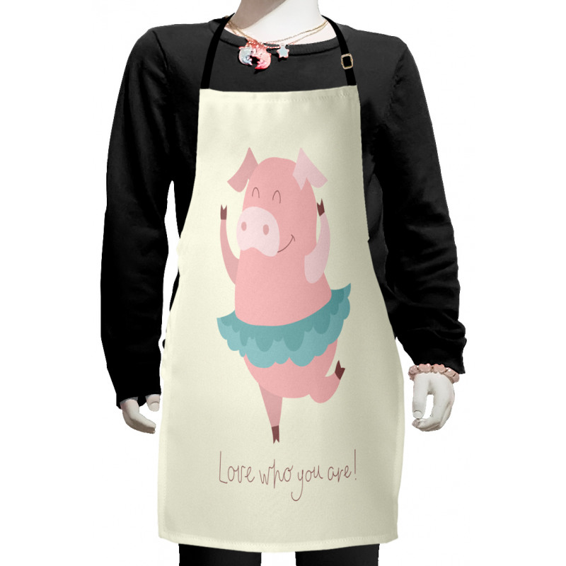 Love Who You Are with Ballerina Kids Apron