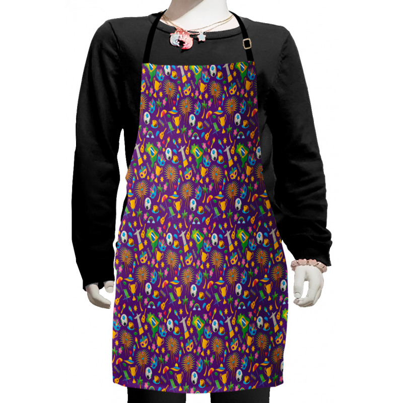 Vibrant Brazilian Items Kids Apron