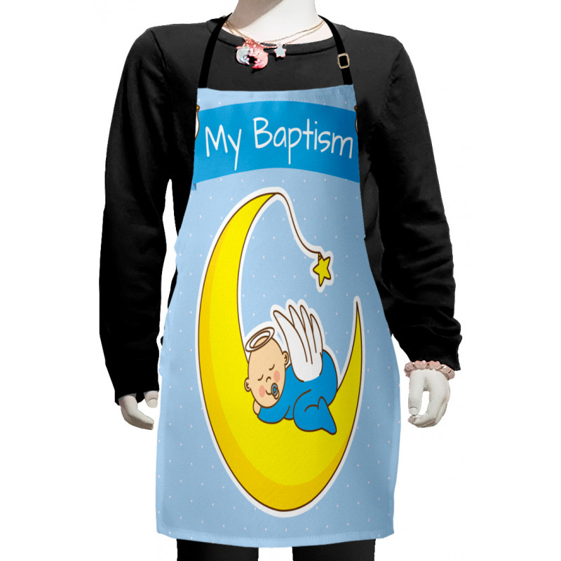 Baby Sleeps on the Moon Kids Apron