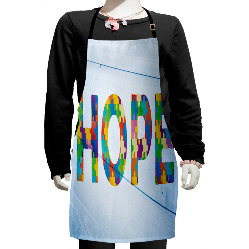 Message of Hope Calligraphy Kids Apron