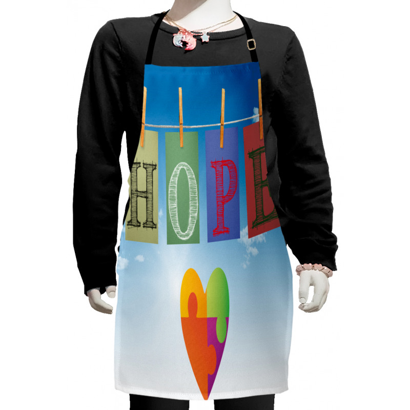 Never Lose Hope Lettering Kids Apron