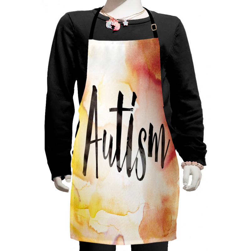 Hand Written on Watercolor Kids Apron