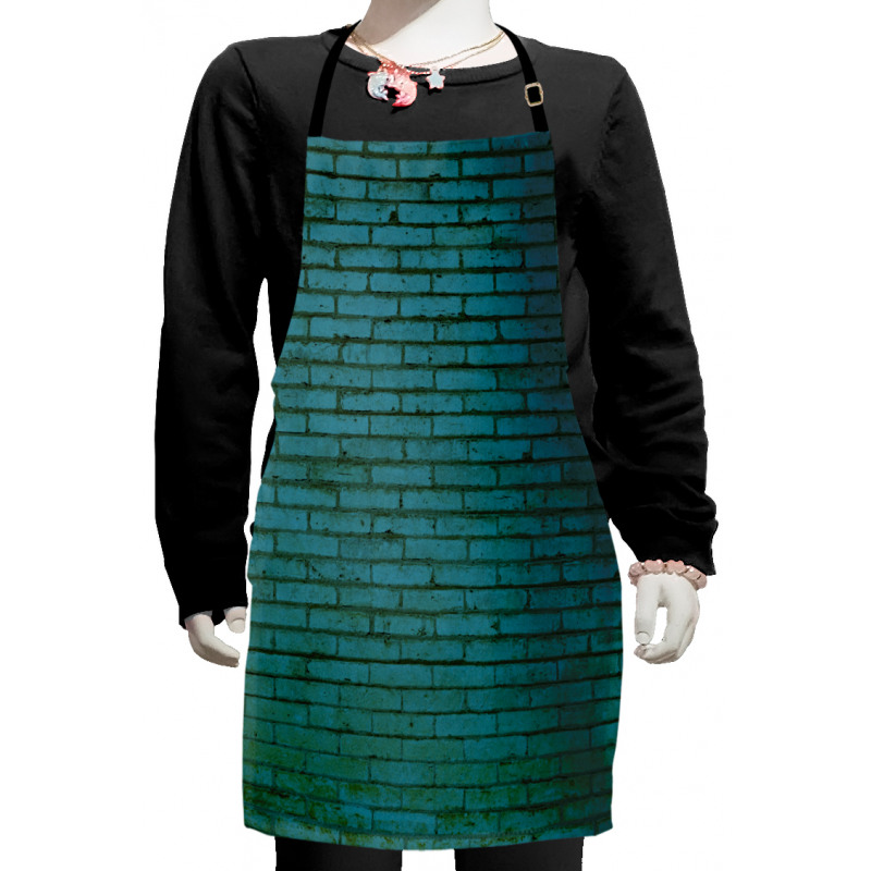 Brick Wall Like Pattern Kids Apron