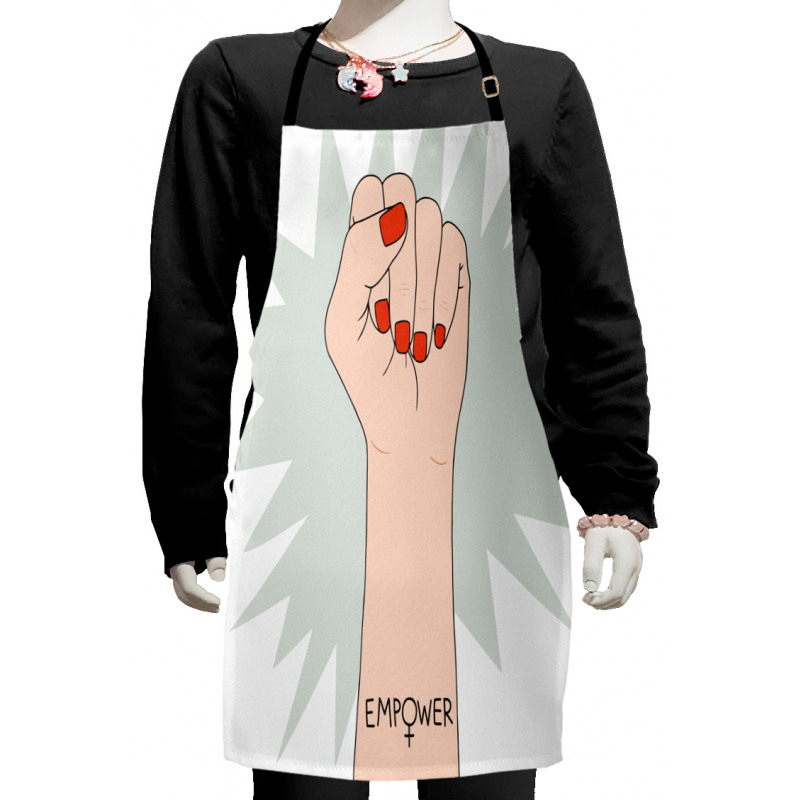 Ladies Fist up Powerful Kids Apron