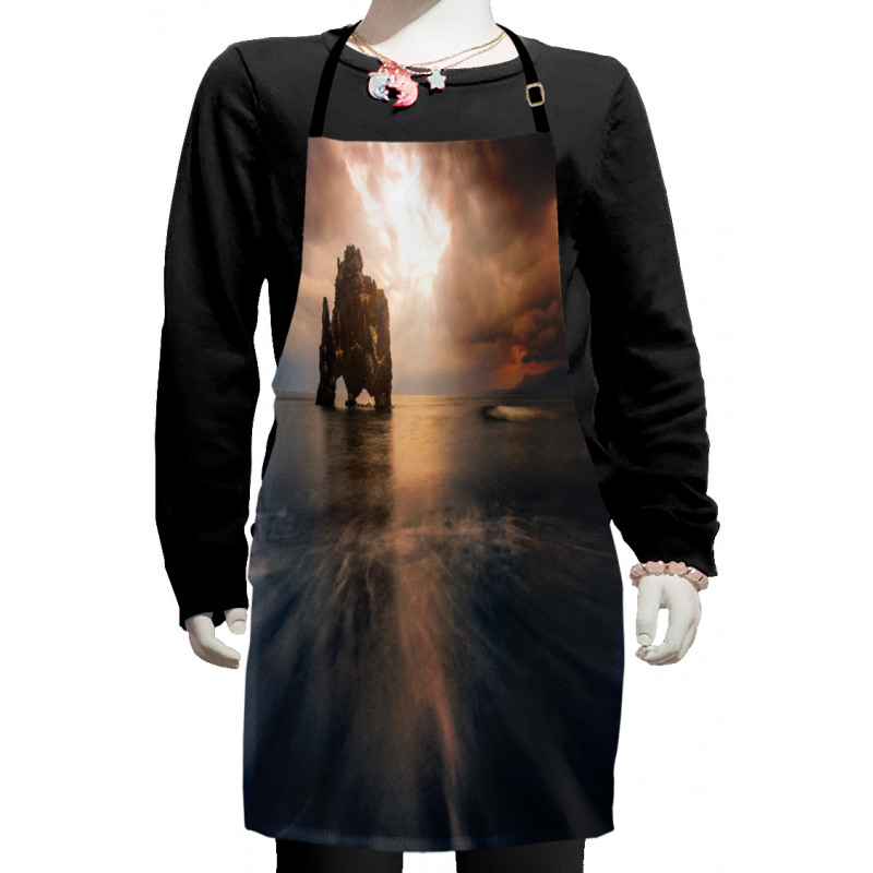 Hvitserkur Rock Formation Kids Apron