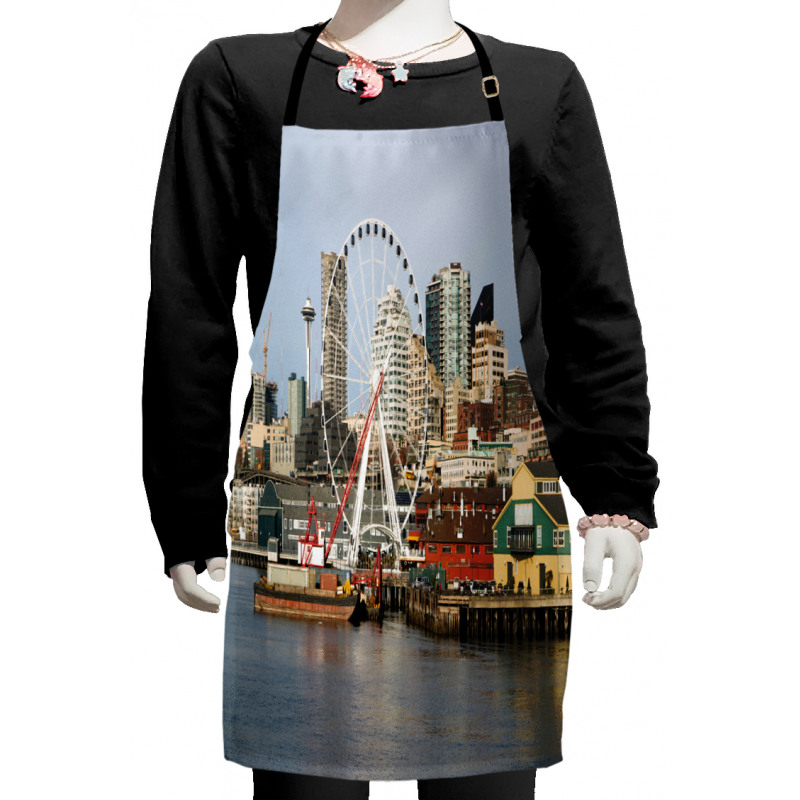 Elliott Bay Scenery Kids Apron