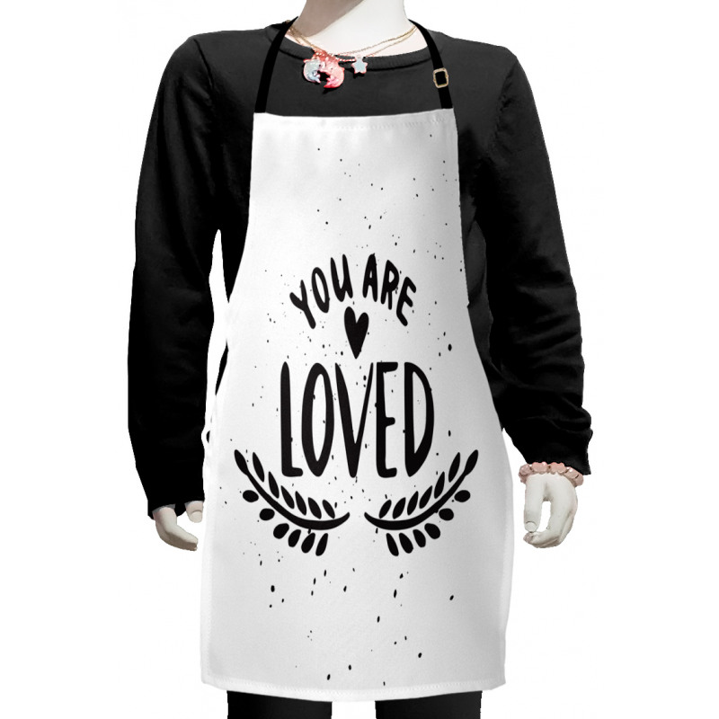 Laurel Leaf Motifs Kids Apron