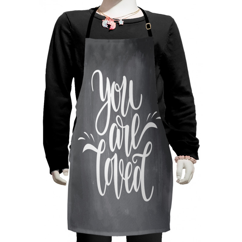 Text on Chalkboard Kids Apron