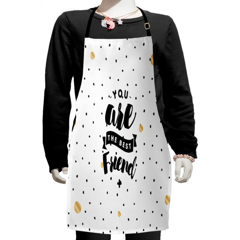 Polka Dots Backdrop Kids Apron