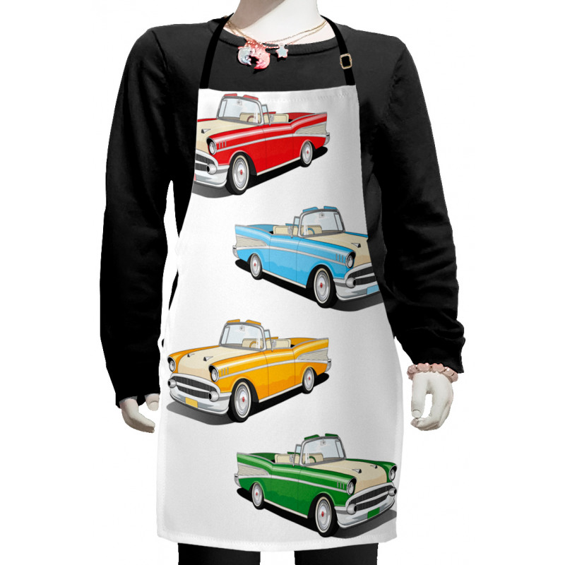 Roadsters Old Vintage Kids Apron