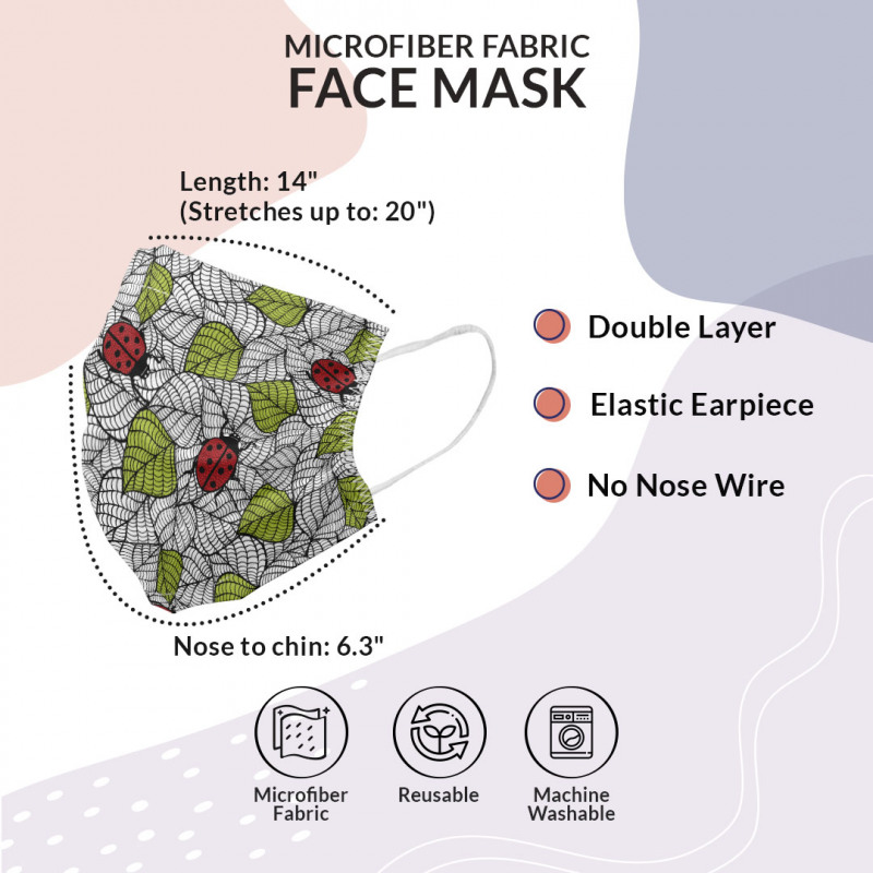 Ladybugs Face Mask Ecological Inspiration