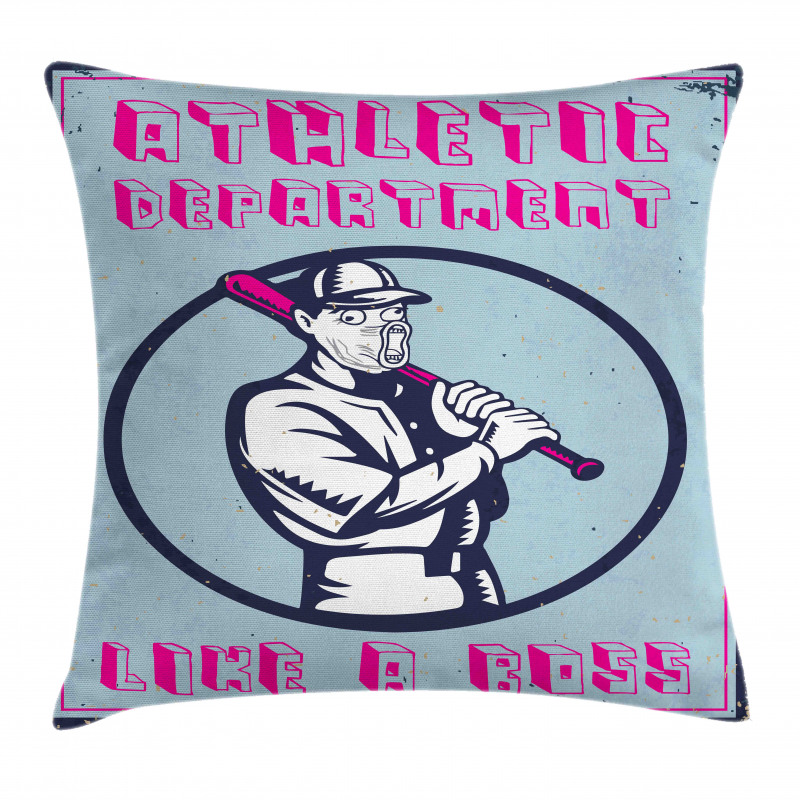 Retro Poster Art Like a Boss Pillow Cover