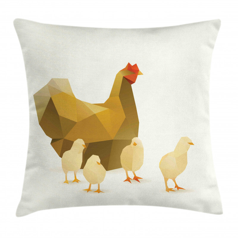 Polygonal Animal Art Pillow Cover