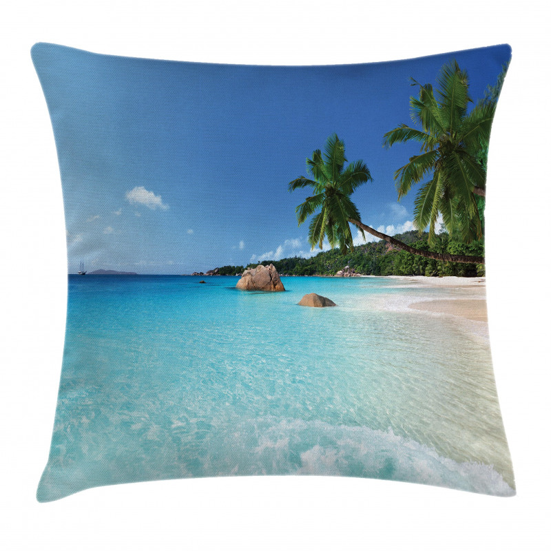 Anse Lazio Beach Surf Pillow Cover