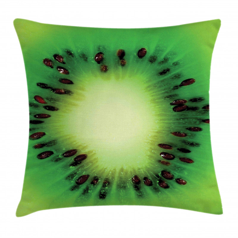 Close up Photo Sliced Fruit Pillow Cover