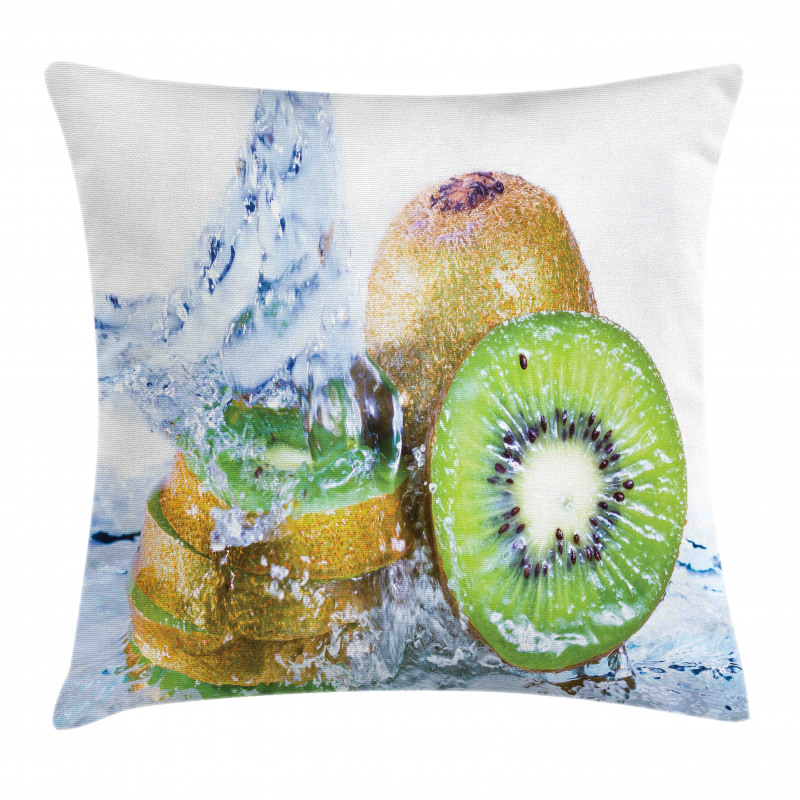 Photo of Water Splash on Fruit Pillow Cover