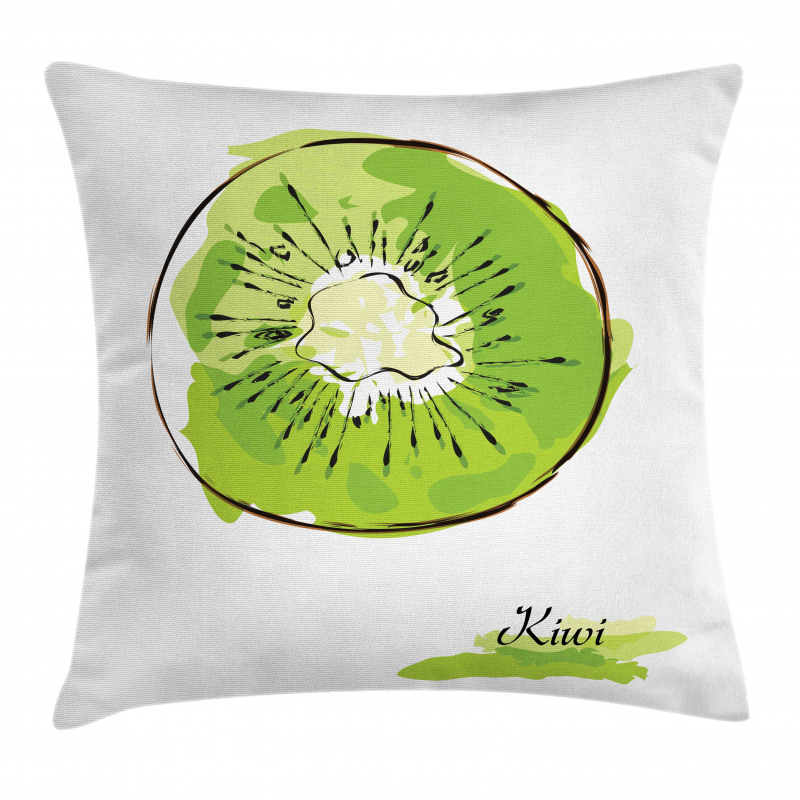 Halved Fruit Design Pillow Cover