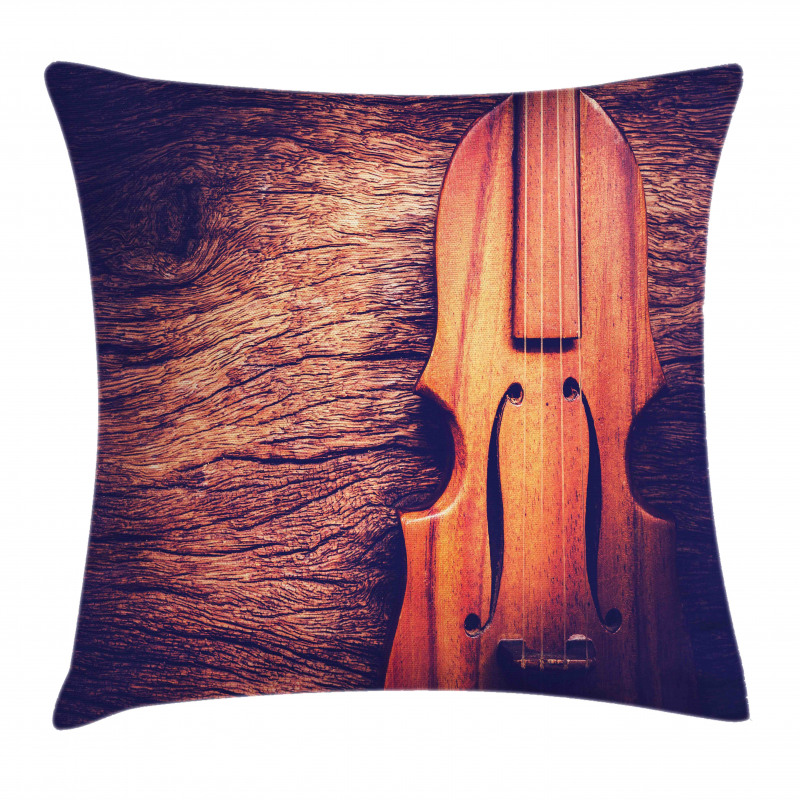 Antique Hand Made Instrument Pillow Cover