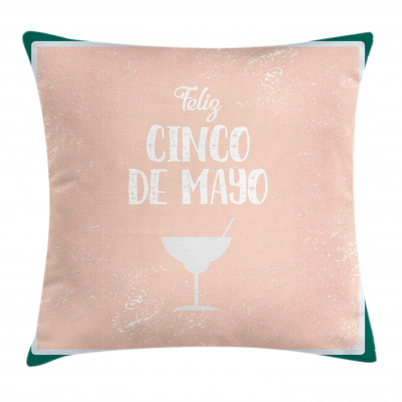 Cinco de Mayo Cocktail Pillow Cover