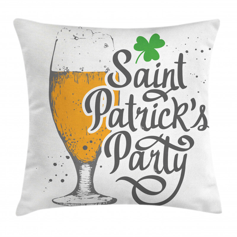 Saint Patrick's Party Pillow Cover