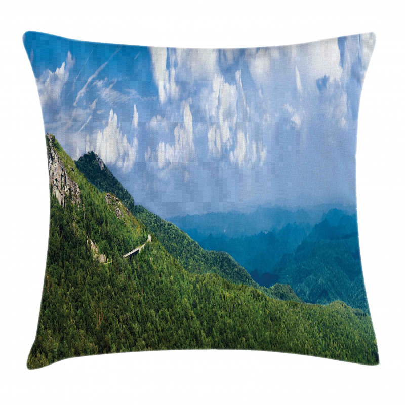 Blue Ridge Panorama Pillow Cover