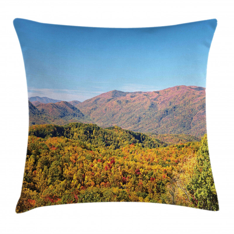 Fall Colors Woodland Pillow Cover