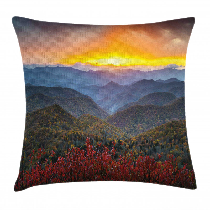 Picturesque Sunset NC Pillow Cover