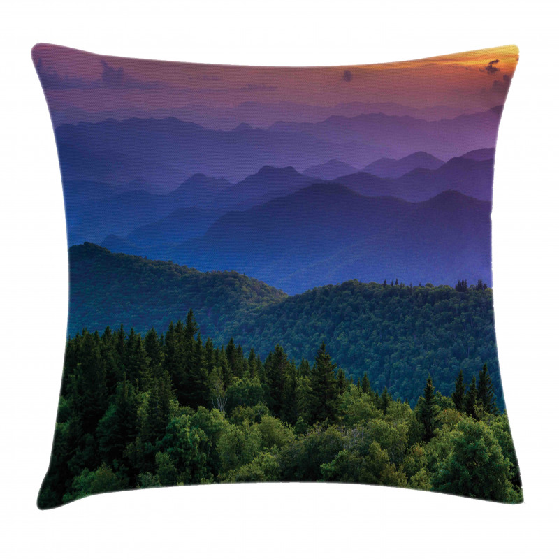 Colorful Sunset Photo Pillow Cover