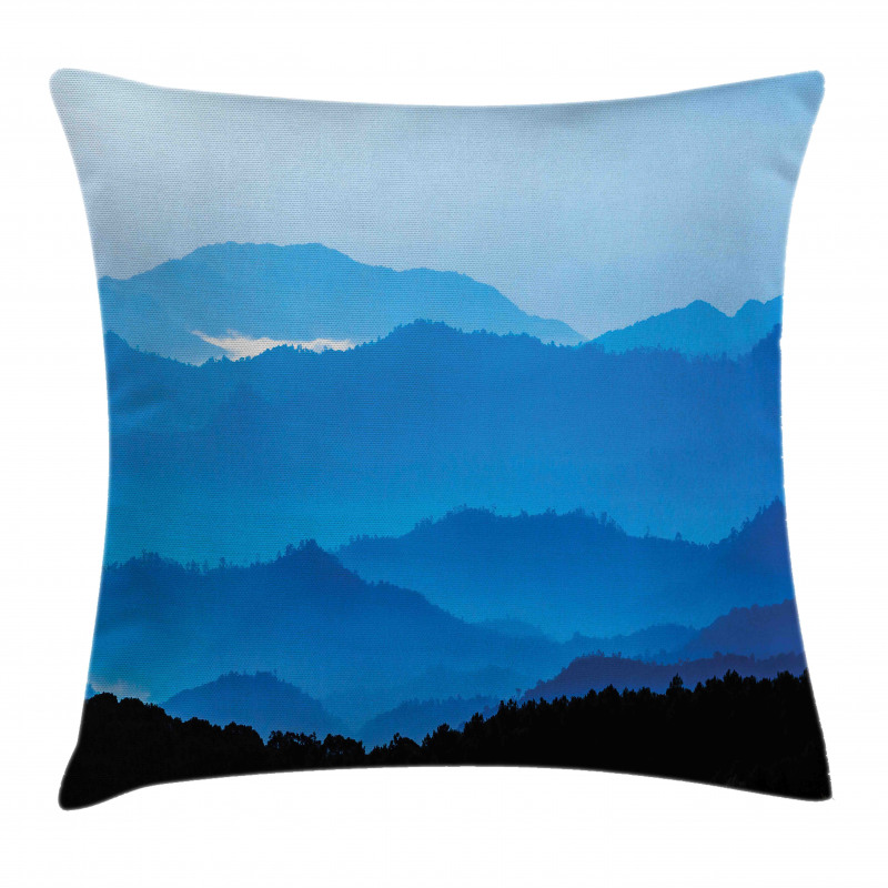 Misty Mountain Levels Pillow Cover