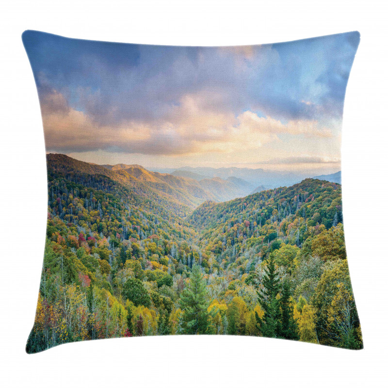 Autumn Outdoor Scene Pillow Cover