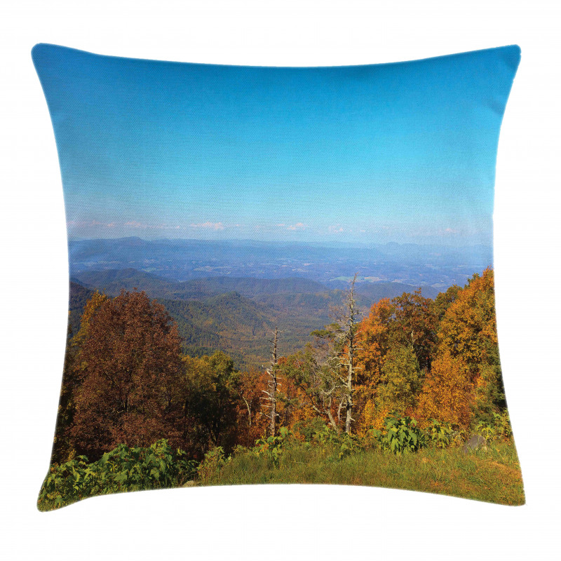 Fall Virginia Mountains Pillow Cover