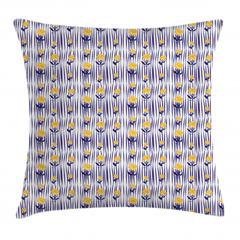 Chrysanthemum Pattern Pillow Cover