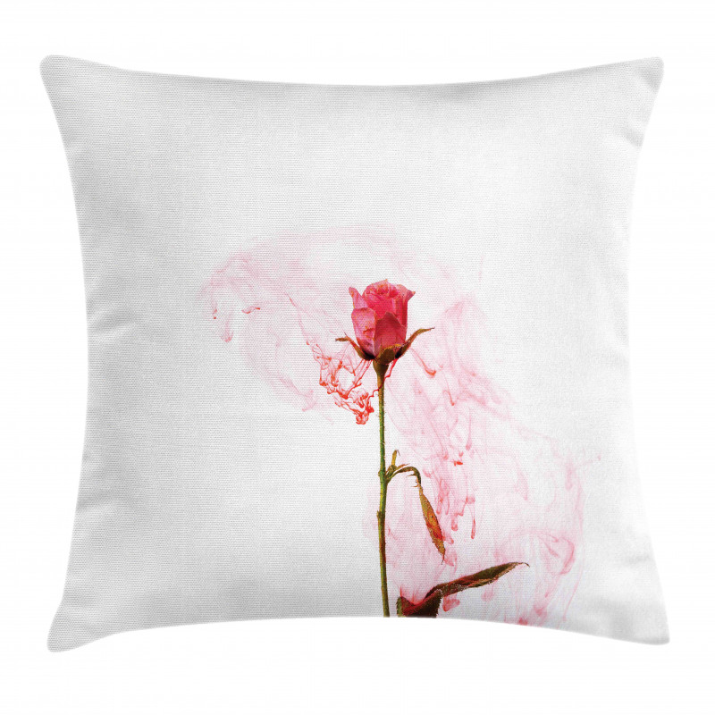 Romantic Love Rose Design Pillow Cover