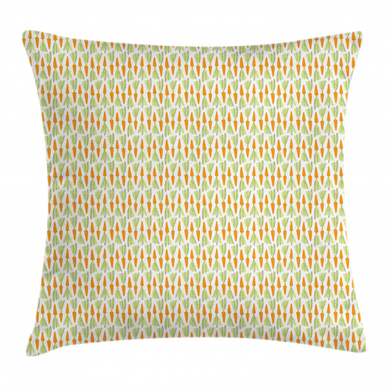 Simple Carrots Pillow Cover