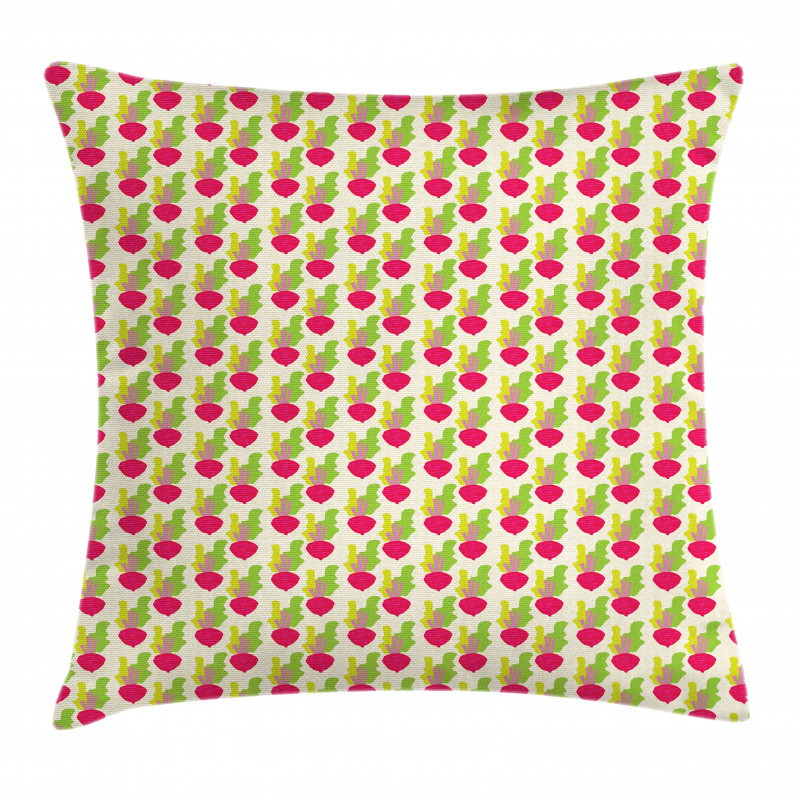 Abstract Beetroots Pillow Cover