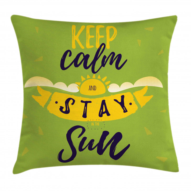 Stay at the Sun Summer Pillow Cover