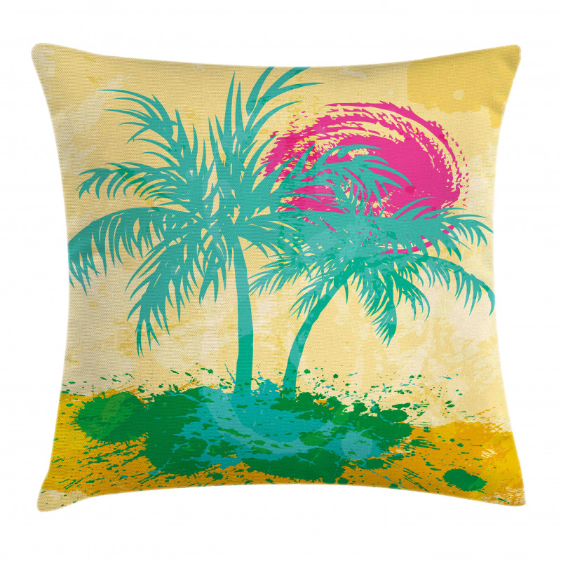 Vibrant Tones Summer Pillow Cover