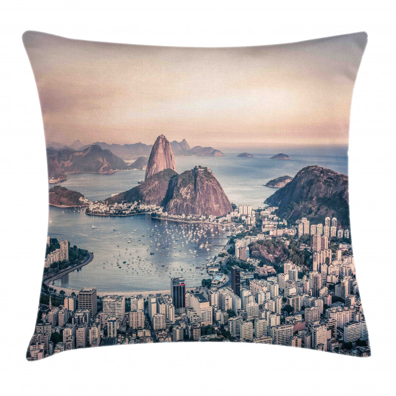 Rio de Janeiro Beach Pillow Cover