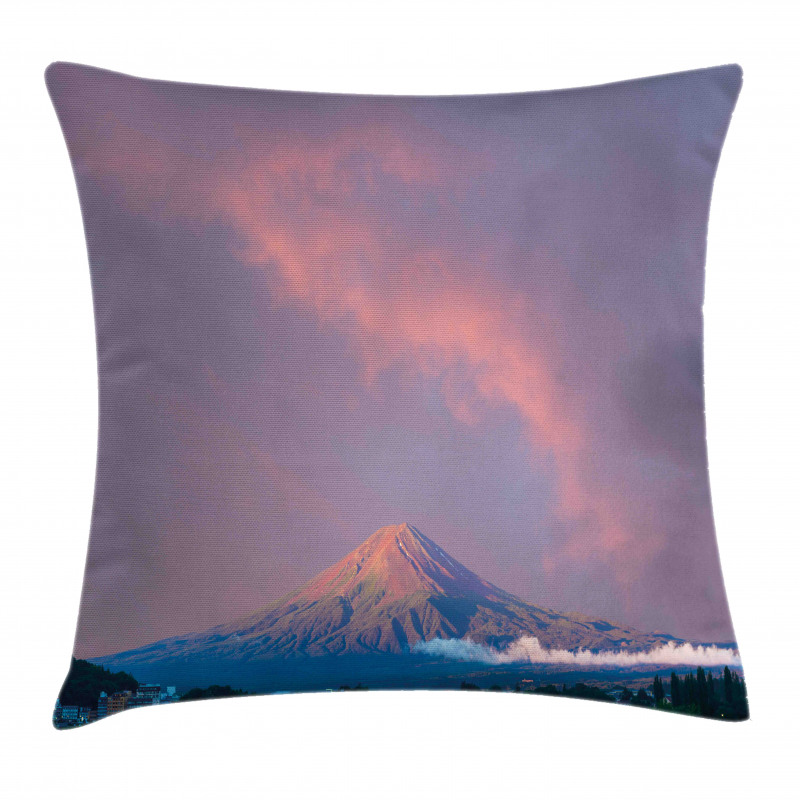 Sunrise Beams Volcanic Region Pillow Cover