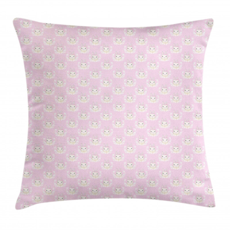 Baby Rabbit Art Pillow Cover