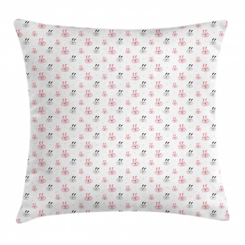 Baby Rabbit Doodle Pillow Cover
