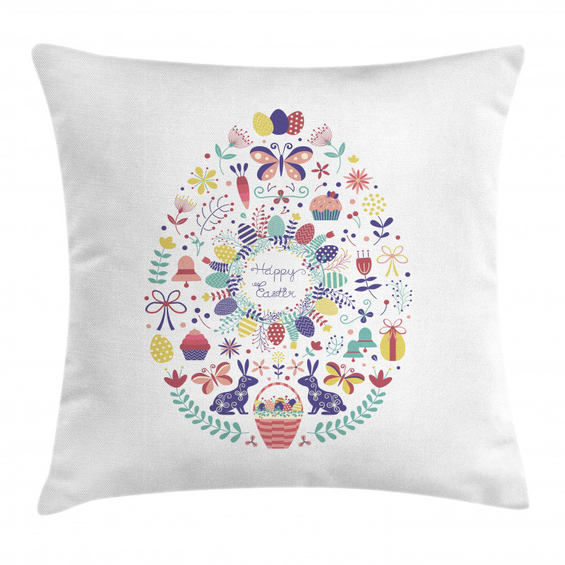 Happyy Composition Pillow Cover