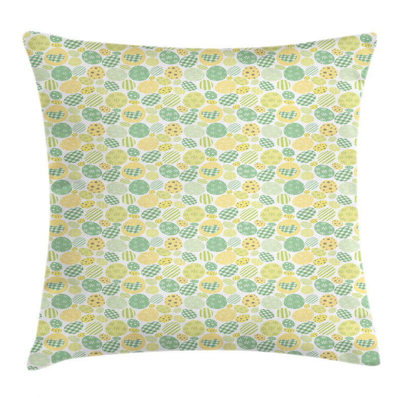 Dyed Eggs Pastel Tones Pillow Cover