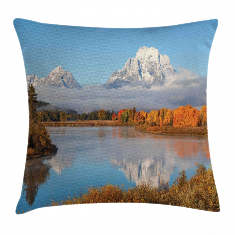 Grand Teton Oxbow Bend Pillow Cover
