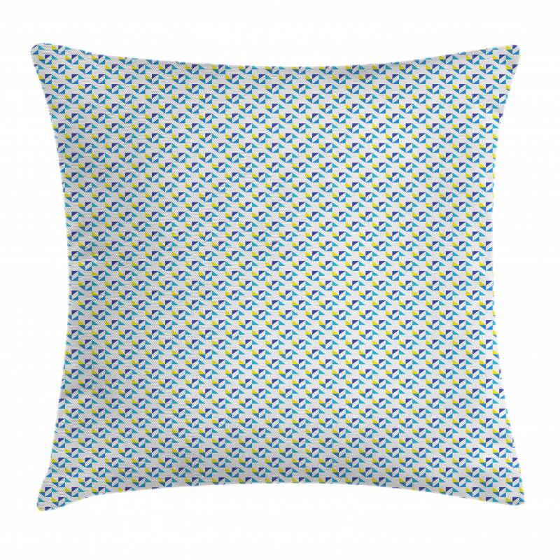 Motif with Triangles Art Pillow Cover